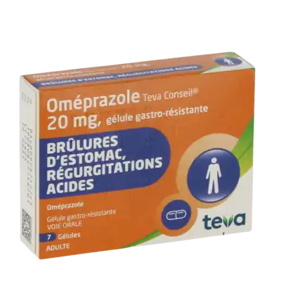 Omeprazole Teva Conseil 20 Mg, Gélule Gastro-résistante à Saint-Brevin-les-Pins
