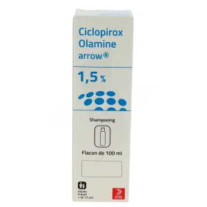 Ciclopirox Olamine Arrow 1,5 %, Shampooing