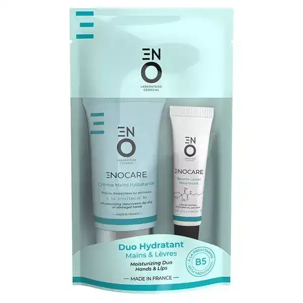 Enocare Crème Mains Hydratante T/50ml + Baume Lèvres