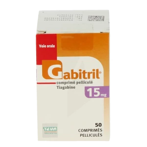 Gabitril 15 Mg, Comprimé Pelliculé