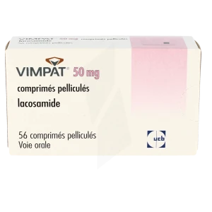 Vimpat 50 Mg, Comprimé Pelliculé