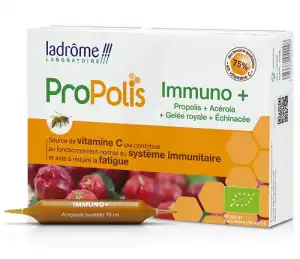 Ladrôme Propolis Solution Buvable Immuno+ 20 Ampoules/10ml à VANS (LES)