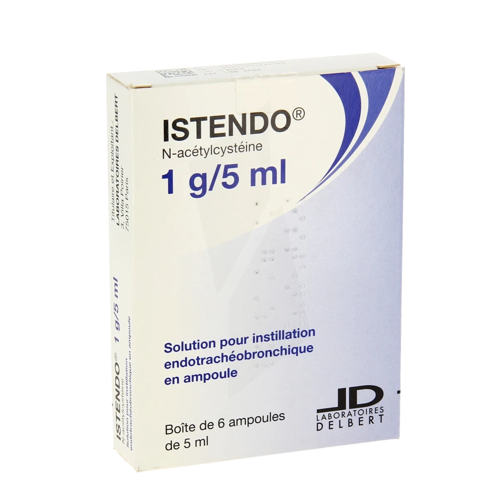 Istendo 1 G/5 Ml, Solution Pour Instillation Endotrachéobronchique En Ampoule