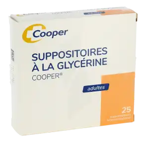 Suppositoires A La Glycerine Cooper Adultes, Suppositoire En Récipient Multidose à BANTZENHEIM