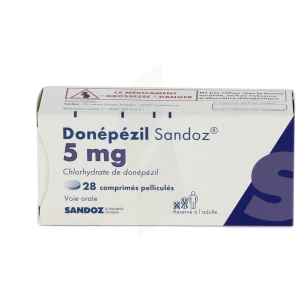 Donepezil Sandoz 5 Mg, Comprimé Pelliculé