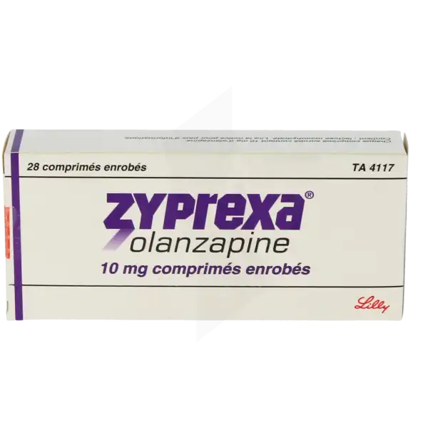 Zyprexa 10 Mg, Comprimé Enrobé