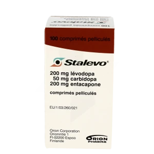 Stalevo 200 Mg/50 Mg/200 Mg, Comprimé Pelliculé