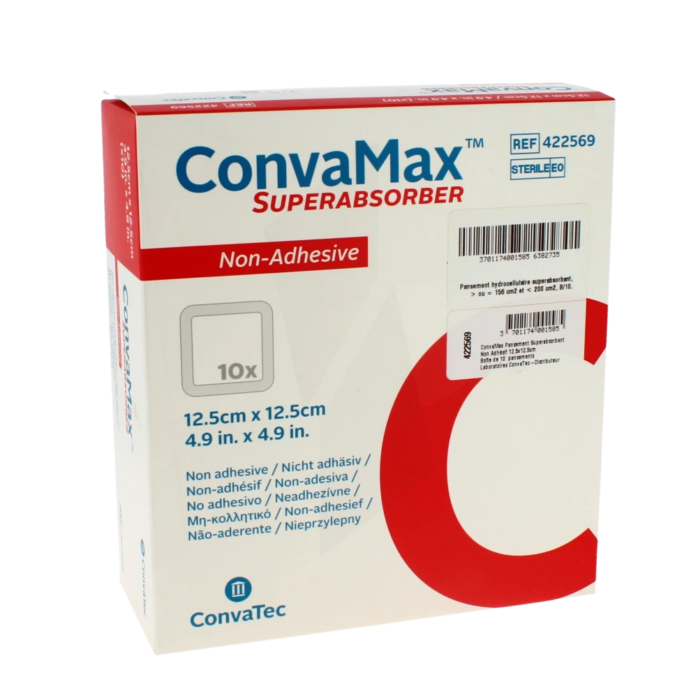 Convamax Pans Hydrocel 12.5x12.5cm B/10
