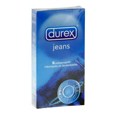Durex Classic Jeans Préservatif Avec Réservoir B/6 à PARIS