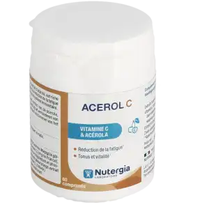 Acerol C Vitamine C Naturelle Comprimés Pot/60 à Seysses