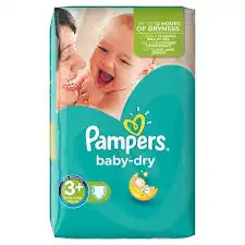 Pampers Couches Baby Dry 5-10kg X 68 à MONTGISCARD