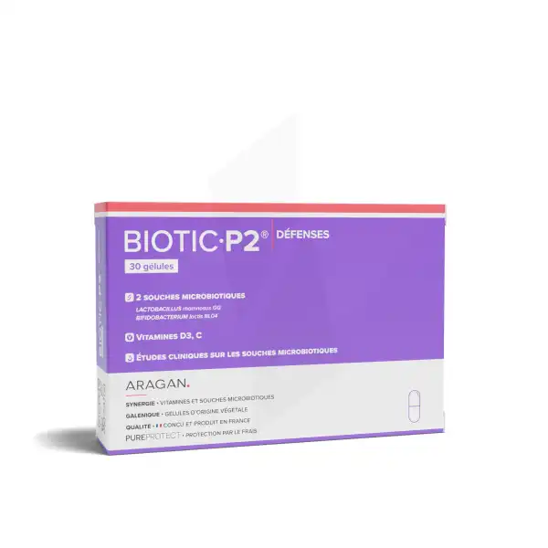 Aragan Pure Protect Biotic P2 Défenses Gélules B/30