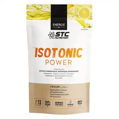 STC Nutrition Isotonic Power Préparation pour Boisson énergétique Citron Pot/525g