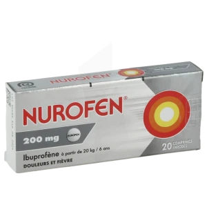 Nurofen 200 Mg, Comprimé Enrobé 2plq/10 (20)