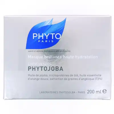PHYTOJOBA Masque brillance haute hydratation cheveux secs Pot/200ml