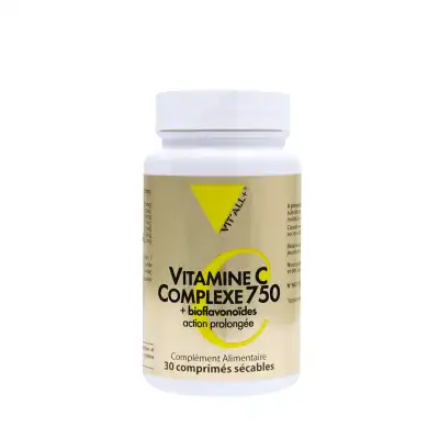 Vitall+ Vitamine C Complexe 750mg Comprimés B/30 à LA TRINITÉ