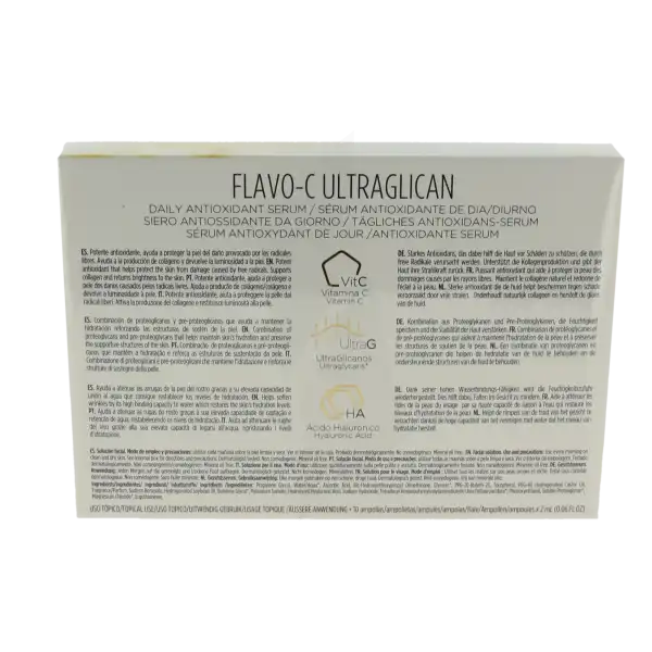 Isdin Flavo C Ultraglican Sérum 10 Ampoules/2ml