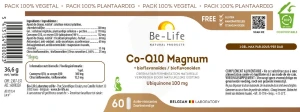 Be-life Coq10 100 Magnum Gélules B/60