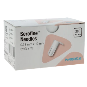Merck Serofine Needles Aiguilles 29g 0,33mmx12mm B/40