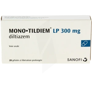 Mono Tildiem Lp 300 Mg, Gélule à Libération Prolongée