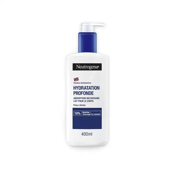 Neutrogena Lait Hydratation Profonde Corps 72h Fl Pompe/400ml