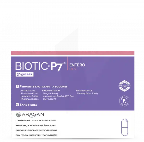 Aragan Probiotic 7 Entero Gélules B/30