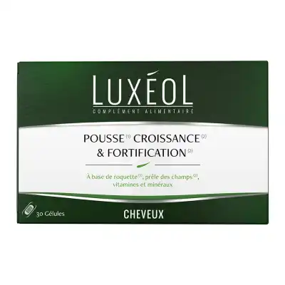 Luxeol Pousse Croissance & Fortification Gélules B/30 à ERSTEIN