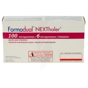 Formodual Nexthaler 100 Microgrammes/6 Microgrammes Par Inhalation, Poudre Pour Inhalation