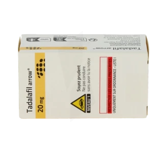 Tadalafil Arrow 20 Mg, Comprimé Pelliculé