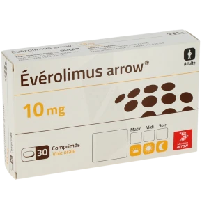 Everolimus Arrow 10 Mg, Comprimé