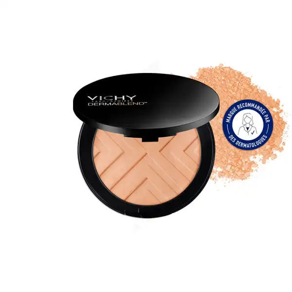 Vichy Dermablend Covermatte Fond De Teint Poudre Compacte Poudre Teinte N°35 Sable 9,5g