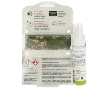 Parakito Bracelet Anti-moustique Adulte Camouflage +spray Offert 30ml