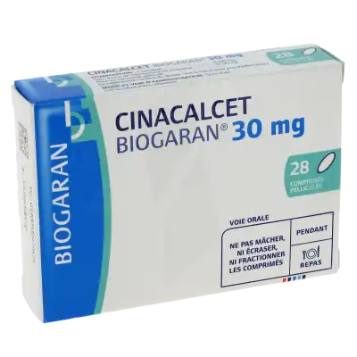 Cinacalcet Biogaran 30 Mg, Comprimé Pelliculé à Hagetmau