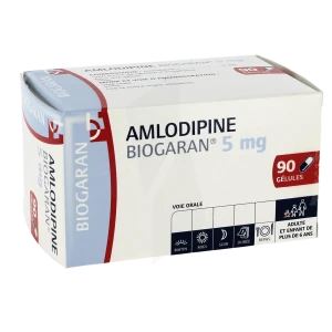 Amlodipine Biogaran 5 Mg, Gélule