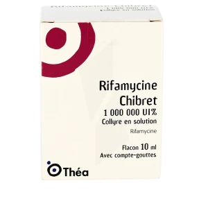 Rifamycine Chibret 1000 000 Ui Pour Cent, Collyre En Solution