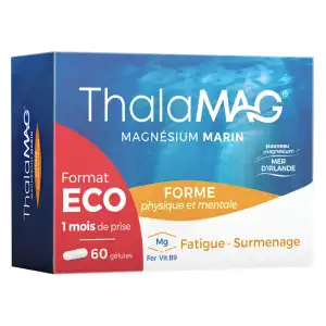 Thalamag Forme Physique & Mentale Magnésium Marin Fer Vitamine B9 Gélules B/60 à Angers