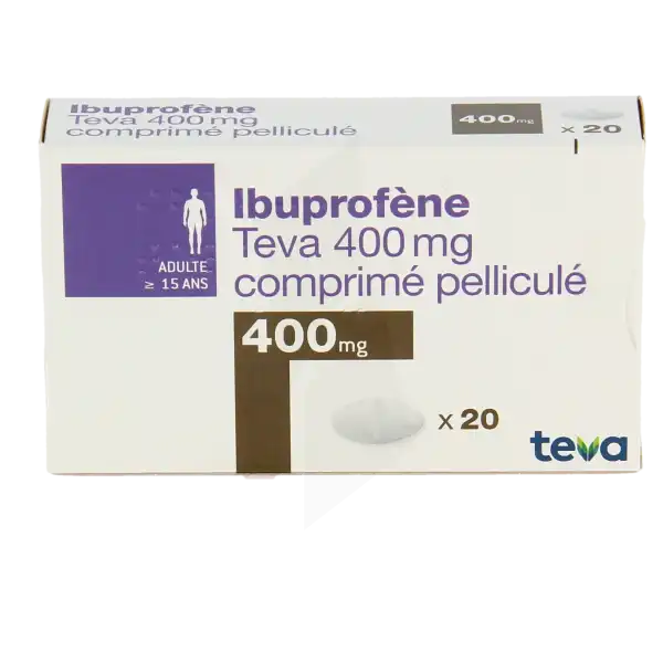 Ibuprofene Teva 400 Mg, Comprimé Pelliculé