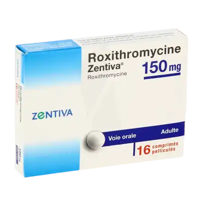 Roxithromycine Zentiva 150 Mg, Comprimé Pelliculé à Bordeaux