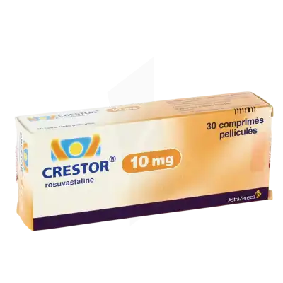 Crestor 10 Mg, Comprimé Pelliculé à BRUGES