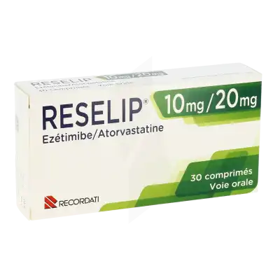 RESELIP 10 mg/20 mg, comprimé