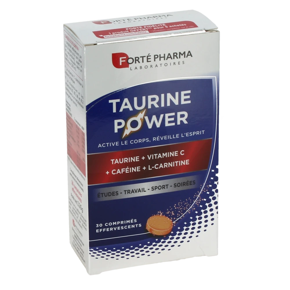 Energie Taurine Power Comprimé Effervescent B/30