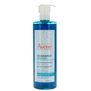 Avene Cleanance Gel Nettoyant Peeling Flacon Pompe De 400 Ml