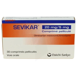 Sevikar 20 Mg/5 Mg, Comprimé Pelliculé