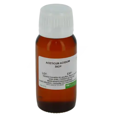 Rocal Aceticum Acidum 20ch Solution Buvable En Gouttes Flacon De 60 Ml à Pessac