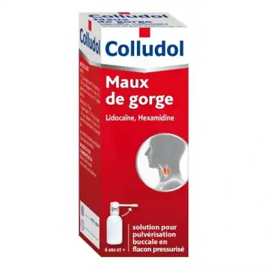 COLLUDOL Solution pour pulvérisation buccale en flacon pressurisé Fl/30 ml + embout buccal