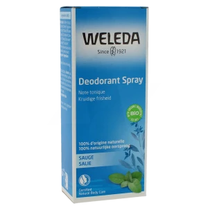 Weleda Gestes Fraicheur Déodorant Sauge Spray/100ml
