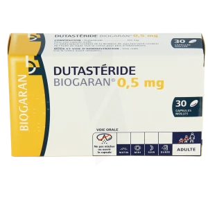 Dutasteride Biogaran 0.5 Mg, Capsule Molle