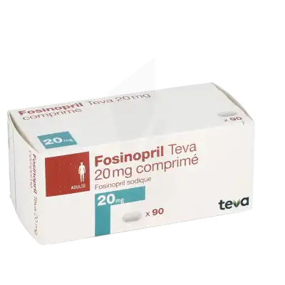 Fosinopril Teva 20 Mg, Comprimé à NOROY-LE-BOURG