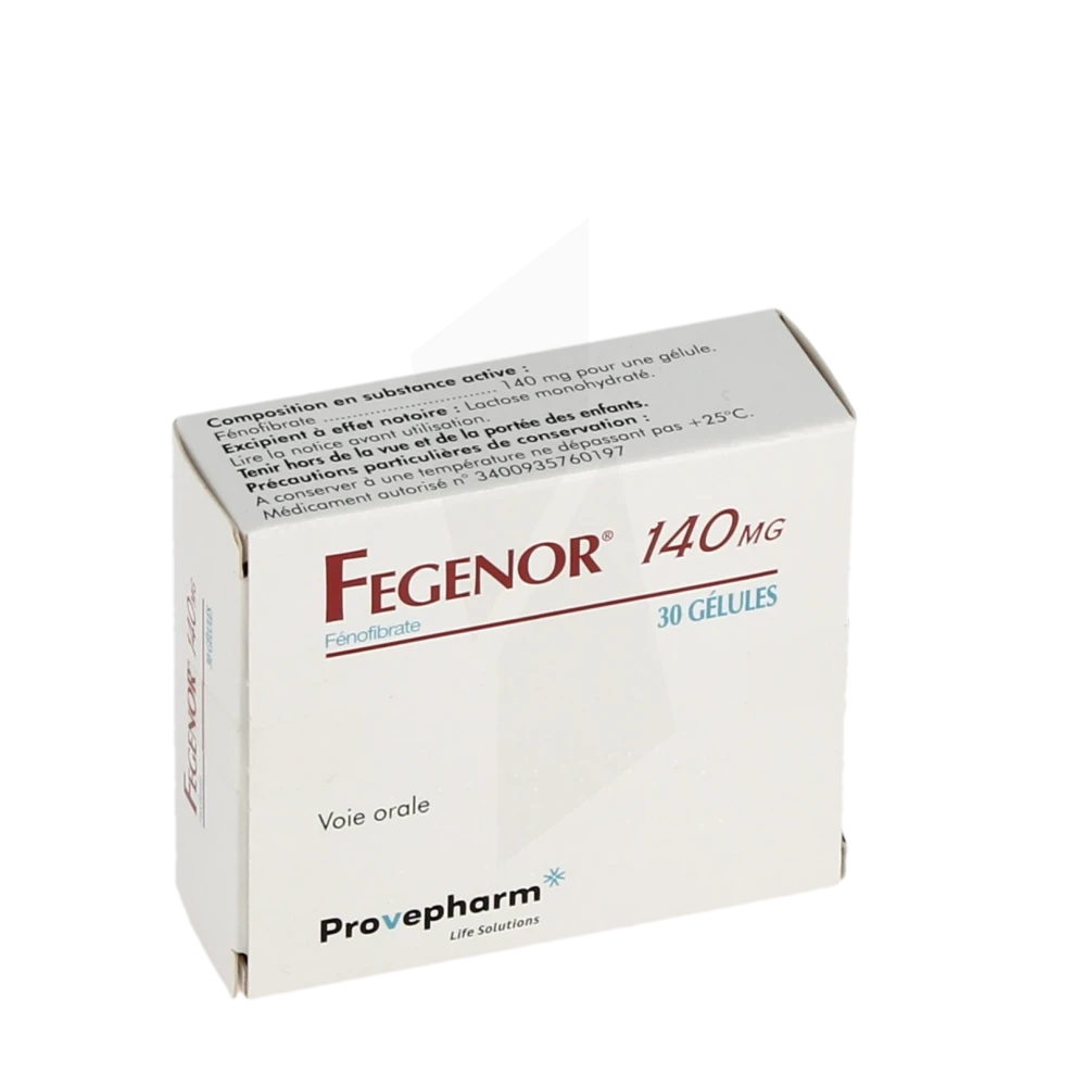 Fegenor 140 Mg, Gélule