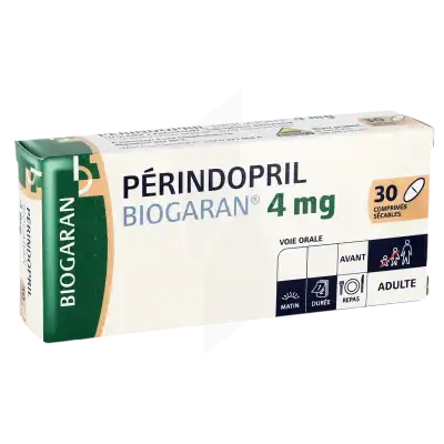 Perindopril Biogaran 4 Mg, Comprimé Sécable à Auterive